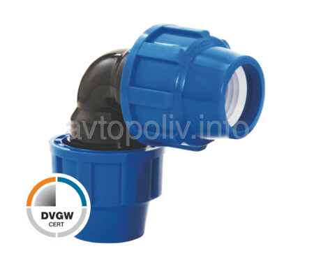 Угол соединительный 63*63 PN16 Poliext